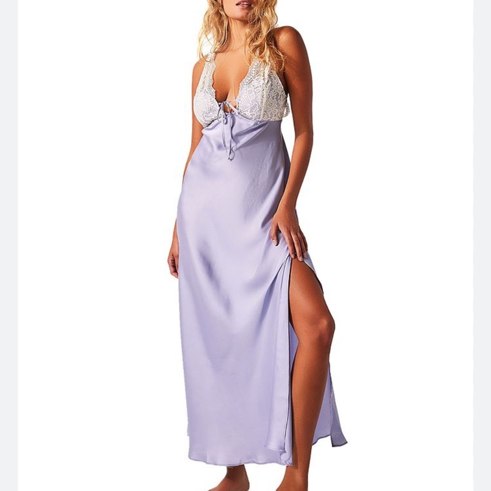 FREE PEOPLE Country Side Maxi Slip Dress